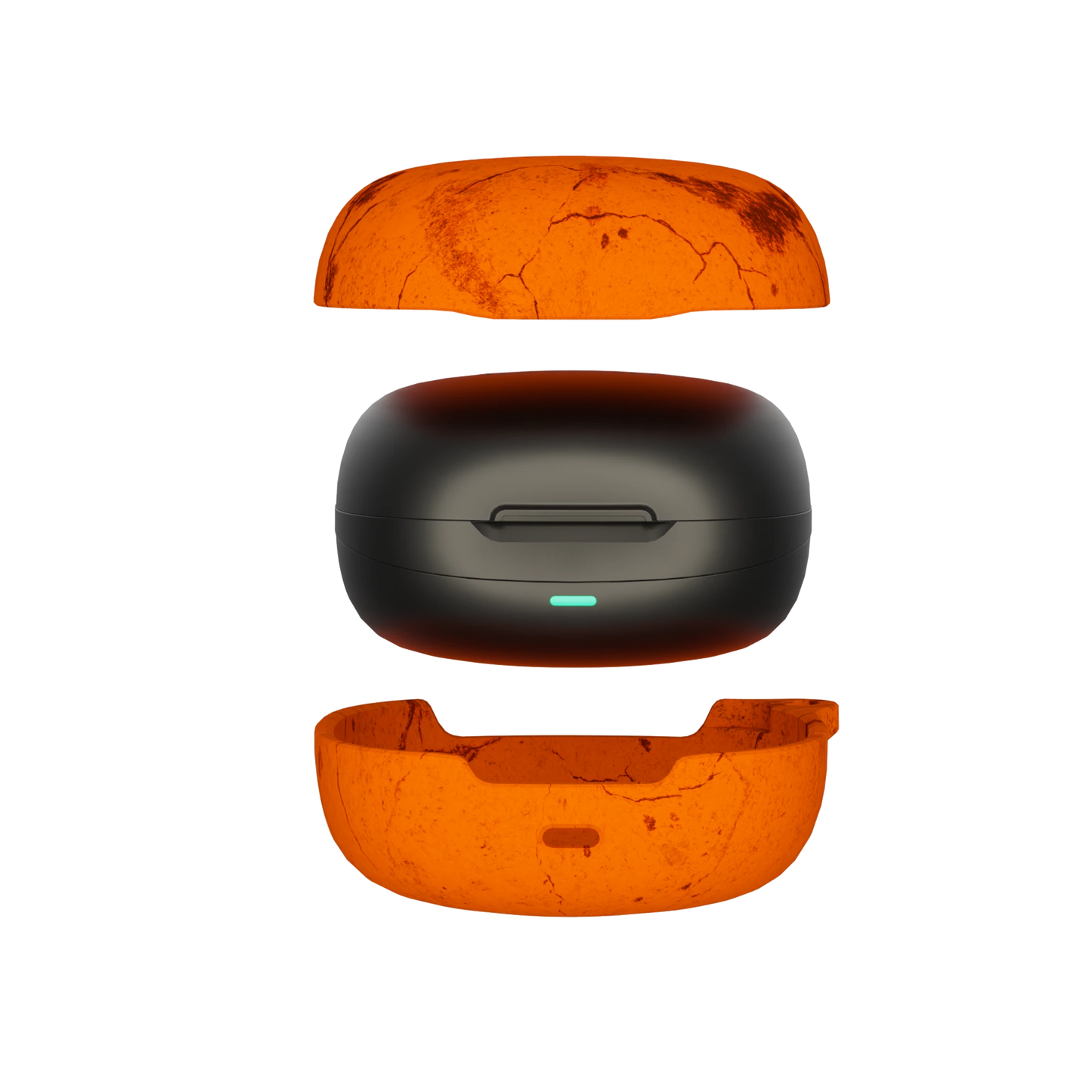 Orangefarbener Granit
