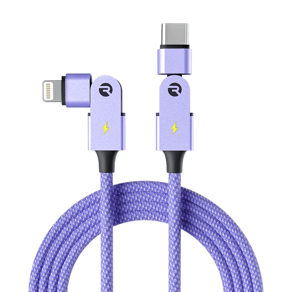 Lightning: para iPhone 13/14 y anteriores / 3 metros / Morado