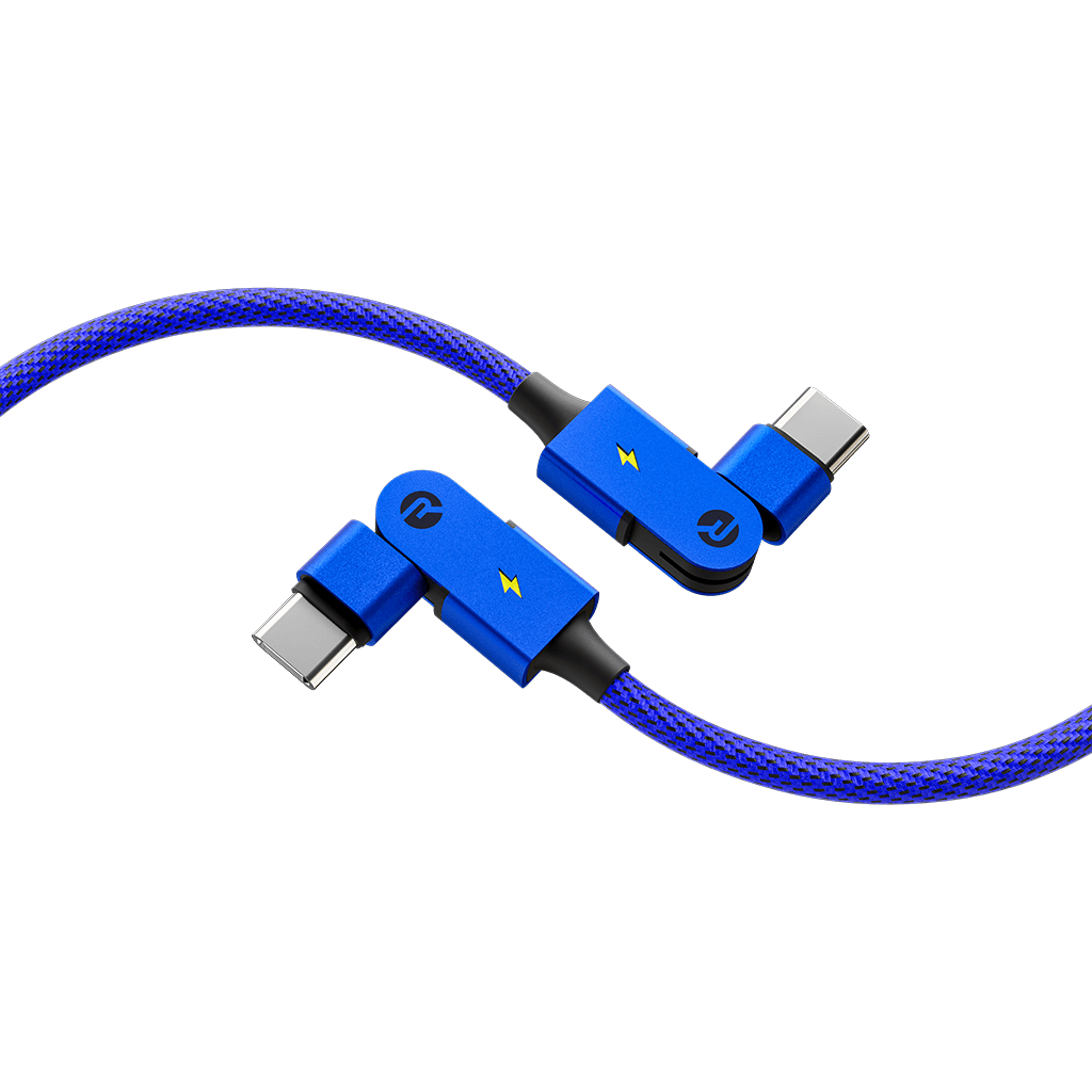 Tipo C: para Android y iPhone 15+ / 3ft / Azul