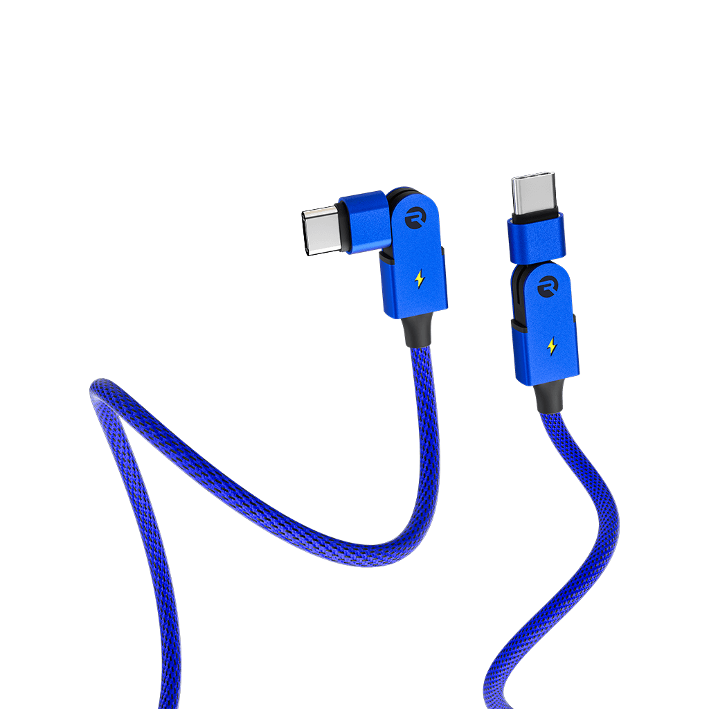 Tipo C: para Android y iPhone 15+ / 3ft / Azul