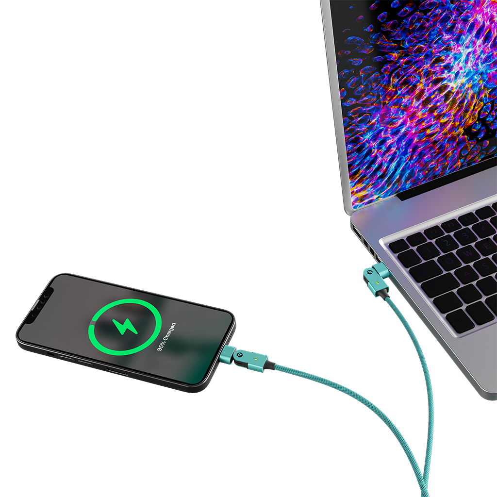 Tipo C: para Android y iPhone 15+ / 6ft / Mint