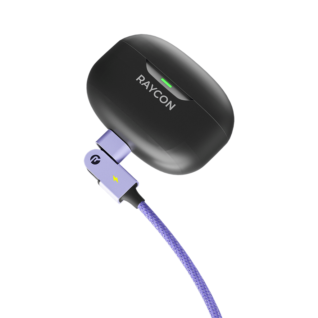 Tipo C: para Android & iPhone 15+ / 6ft / Morado