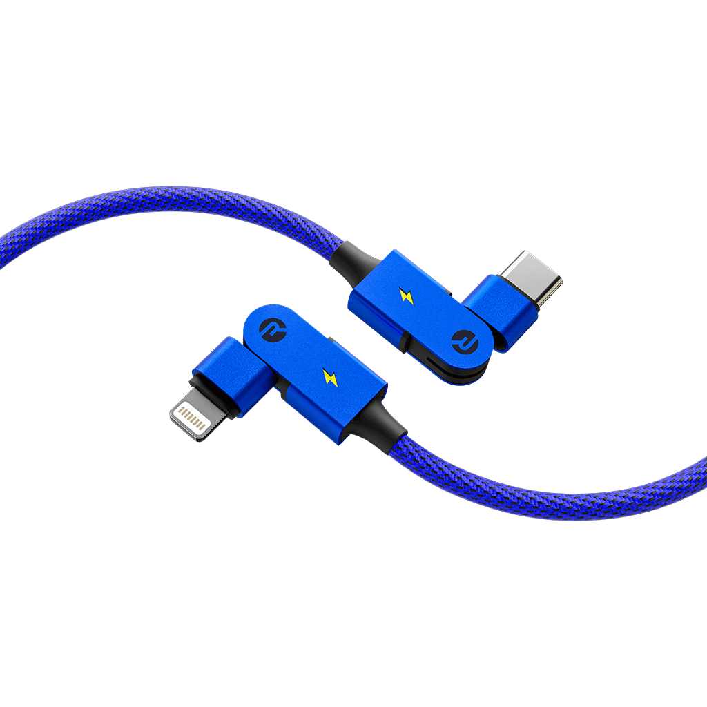 Lightning: para iPhone 13/14 y anteriores / 3ft / Azul