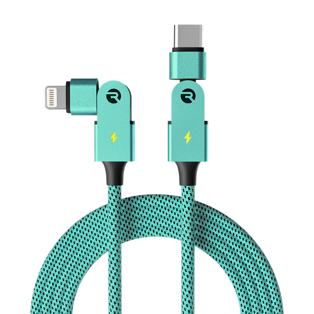 Lightning: para iPhone 13/14 y anteriores / 3ft / Menta