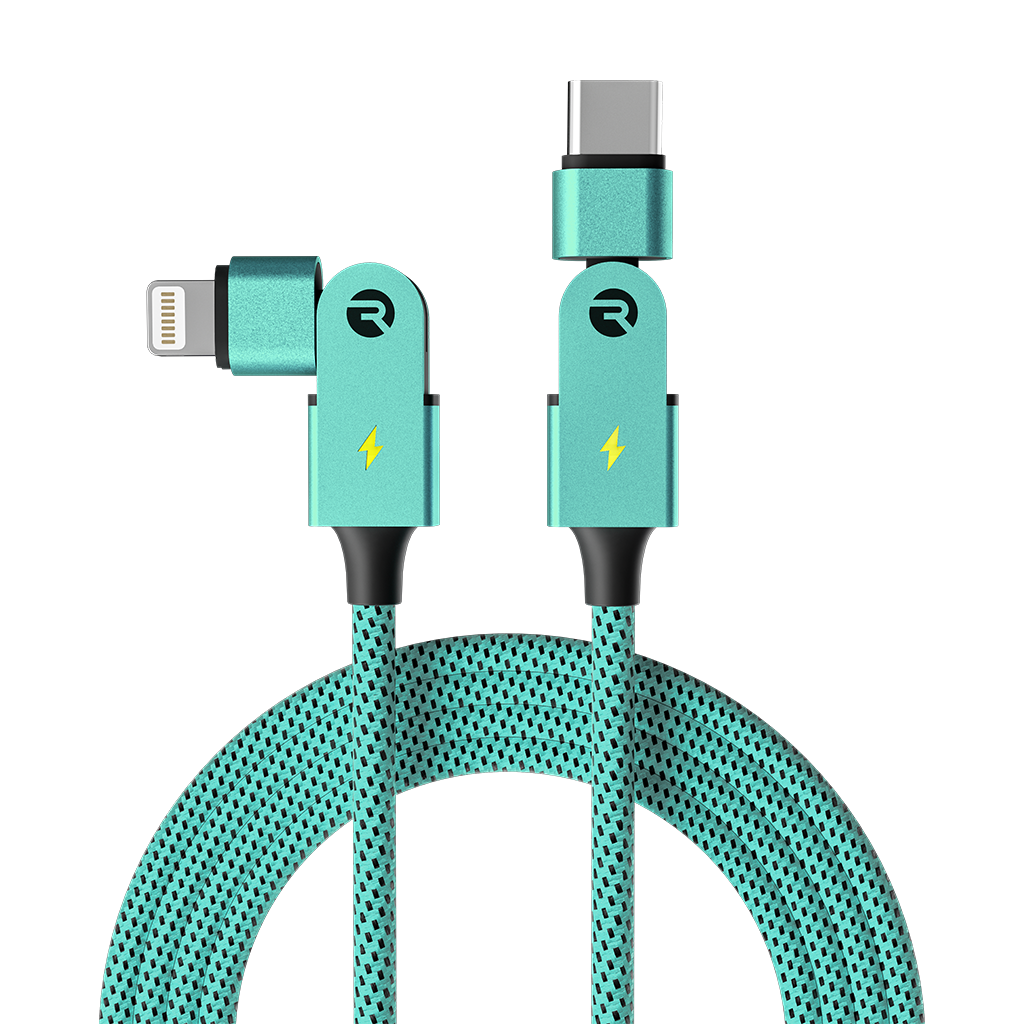 Lightning: para iPhone 13/14 y anteriores / 1,80 m / Menta