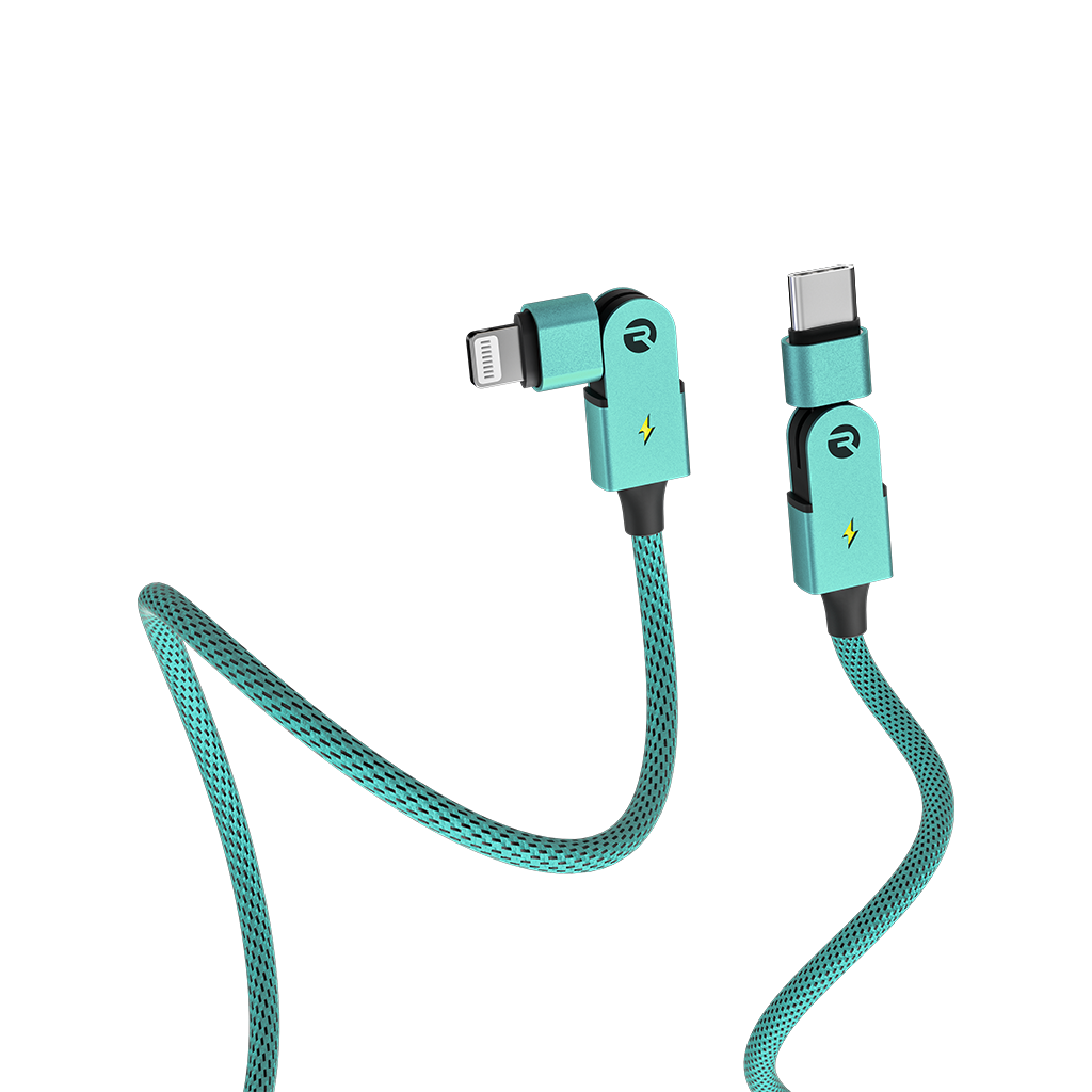 Lightning: para iPhone 13/14 y anteriores / 3ft / Menta