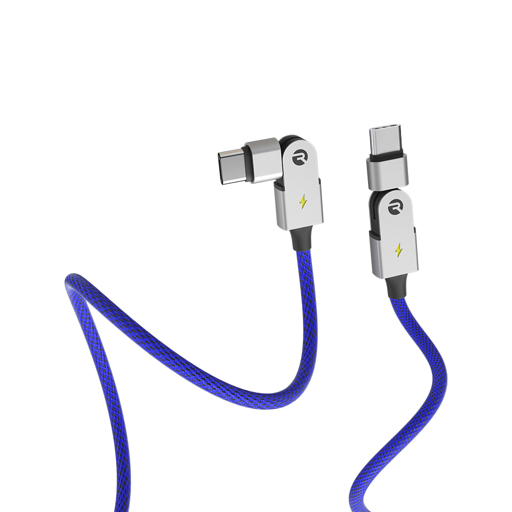 Tipo C: para Android & iPhone 15+ / 6ft / Azul