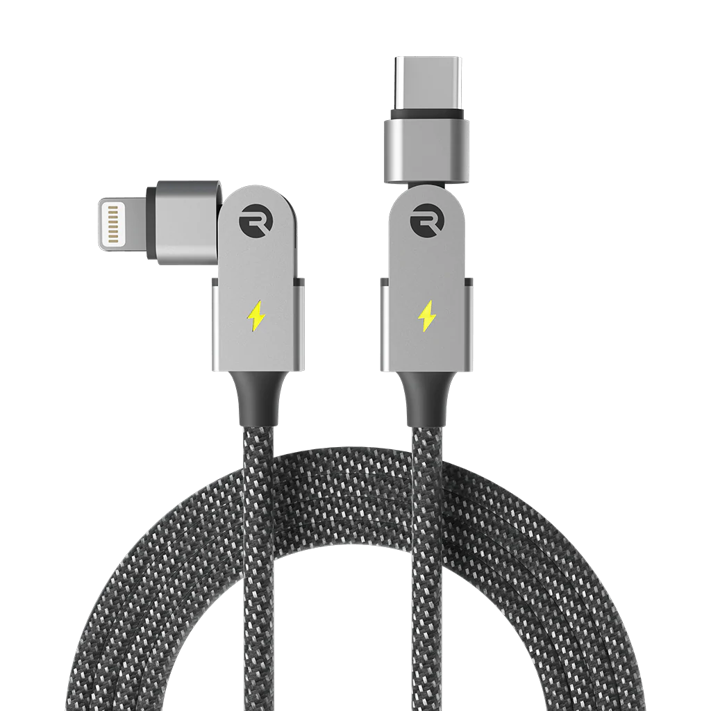 Lightning: para iPhone 13/14 y anteriores / 3 metros / Negro
