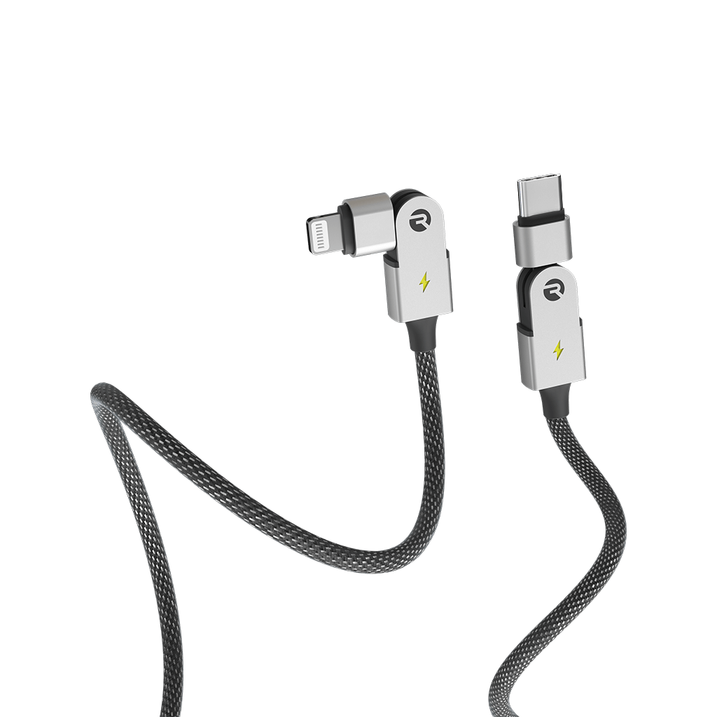 Lightning: para iPhone 13/14 y anteriores / 1,8 m / Negro