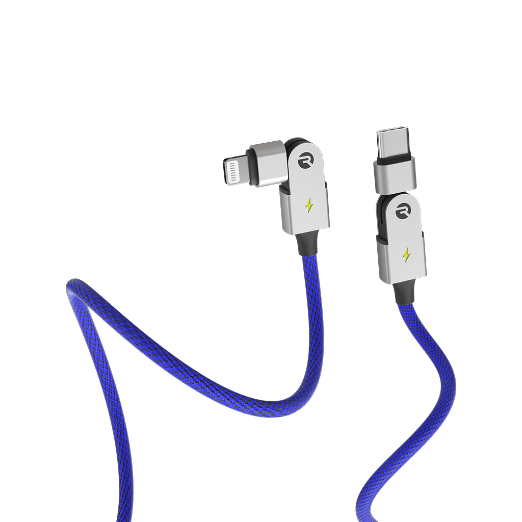 Lightning: para iPhone 13/14 y anteriores / 1,8 m / Azul