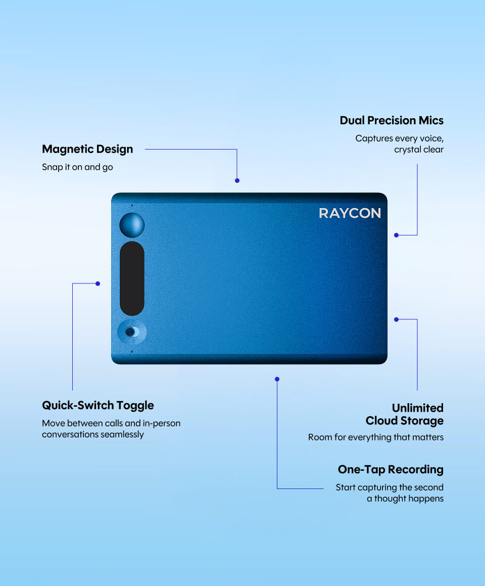 Raycon Notetaker AI vs. other top brands comparison