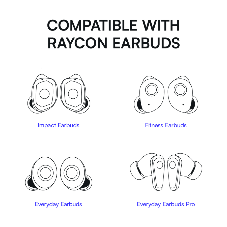 Memory Foam Ear Tips for Earbuds
