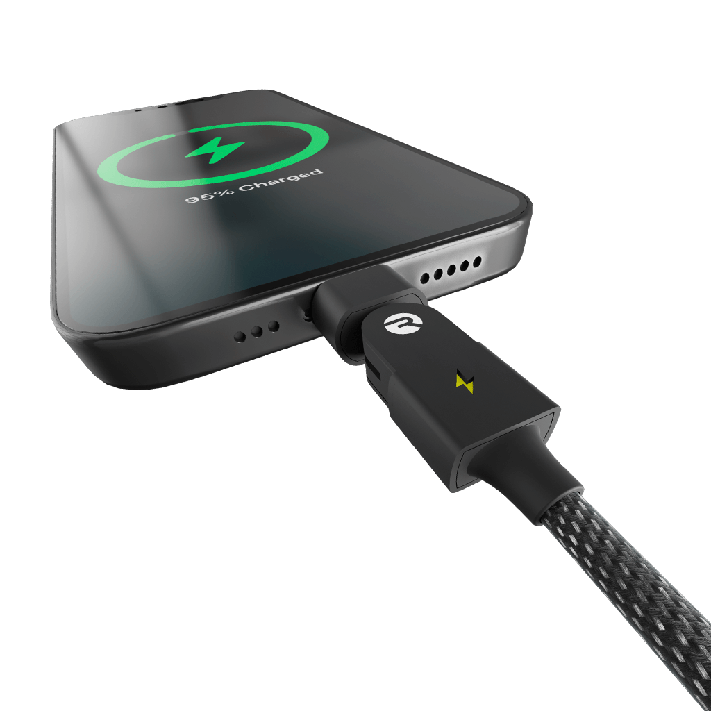 Type C: for Android & iPhone 15+ / 3ft / Black