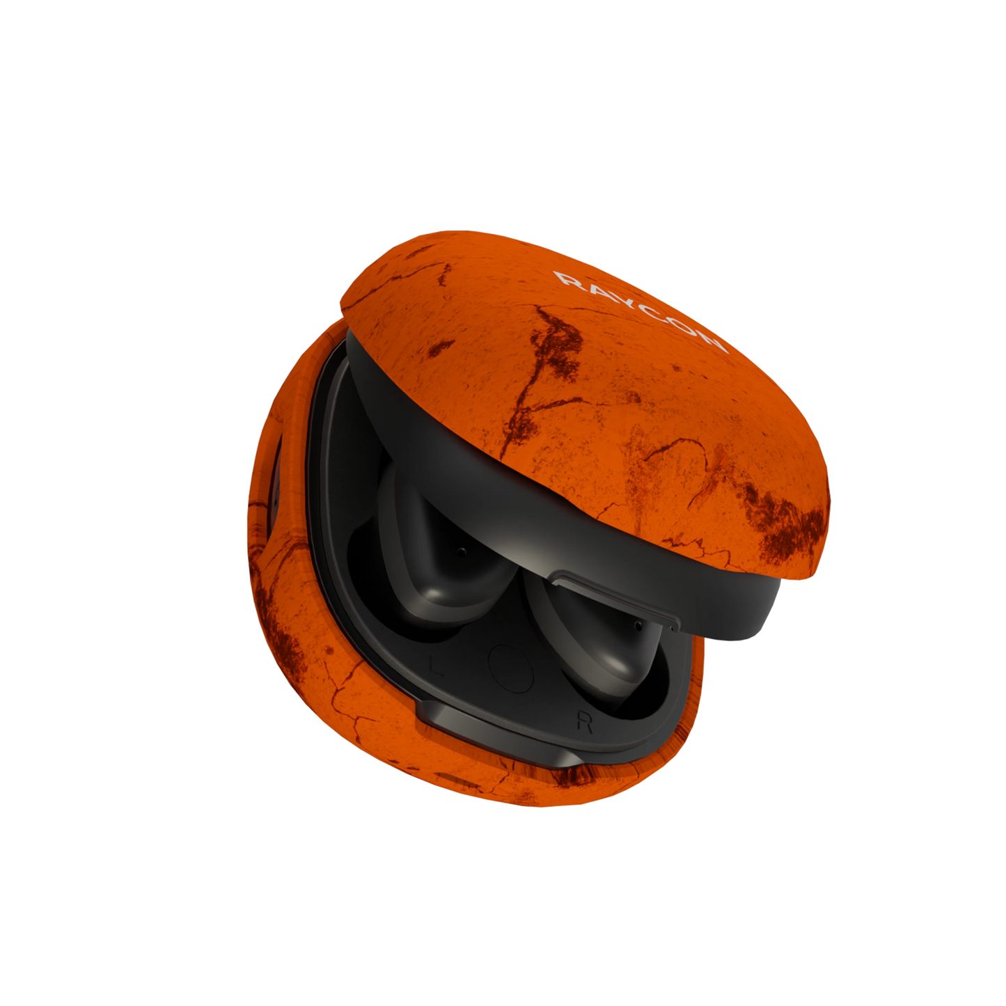 Orangefarbener Granit