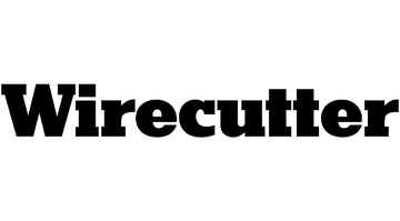 Logo with the text 'Wirecutter' in a stylized font.